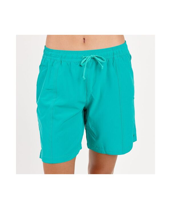 カリプサ レディース 水着 ボトムスのみ ショートパンツ Calypsa Women's Chlorine Resistant 7 Board Shorts Calypsa teal ティール｜ReVida 店