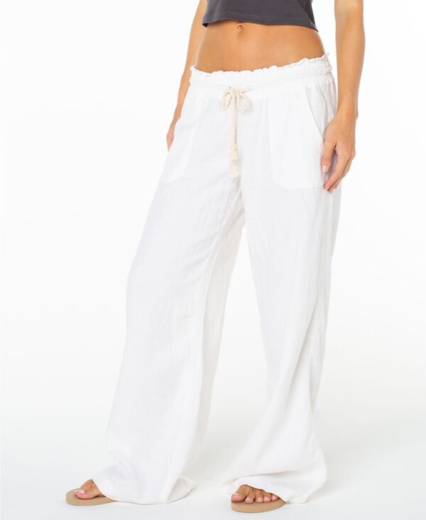 ロキシー レディース ボトムス カジュアルパンツ Roxy Women's Oceanside Wide-Leg Pantsea Salt｜ReVida 店