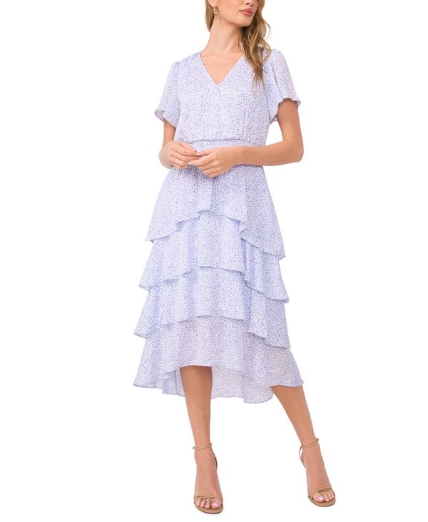 ヴィンスカムート レディース トップス ワンピース Vince Camuto Women's Four Teir Pull-On Layeredress Lake Breeze|ReVida 店