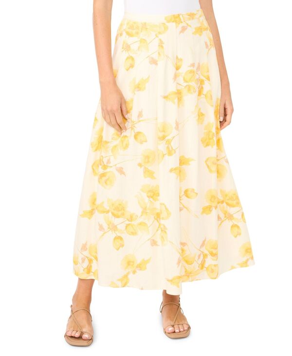 ヴィンスカムート レディース ボトムスカート プリーツ マキシ Vince Camuto Women's Pleated Straight Hemaxi Skirt New Ivory アイボリー|ReVida 店