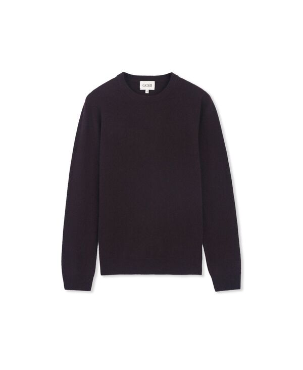 ゴビ カシミヤ レディース アウター ニット・セーター クルーネック Gobi Cashmere Women's Essential Cashmere Crewneck Sweater Brown-coffee bean ブラウン|ReVida 店