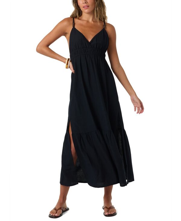 オニール レディース トップス ワンピース Vネック O'Neill Women's Julez Beaded V-Neck Solidress Black ブラック|ReVida 店