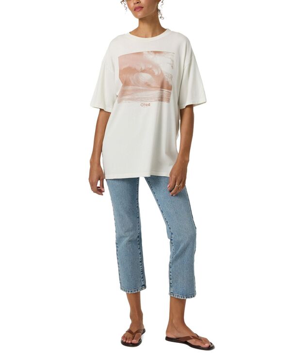 オニール レディース トップス シャツ コットン O'Neill Women's Cotton Oversized T-Shirtofu｜ReVida 店