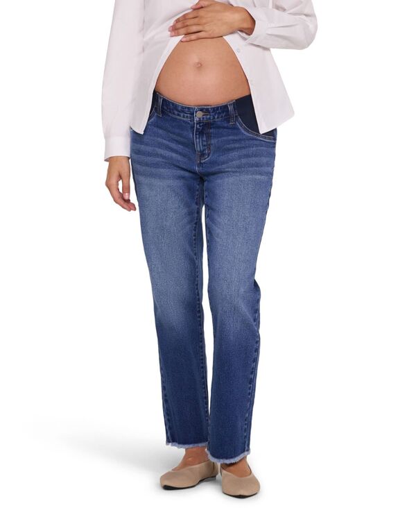 マザーフッドマタニティー レディース ボトムス デニムパンツ ストレート ジーンズ Motherhood Maternity Under the Belly Slim Straight Leg Jeans - Motherhood Medium wash｜ReVida 店