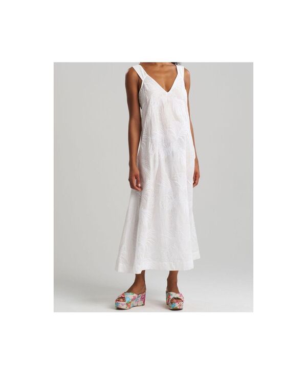 ナトリ レディース トップス ワンピース マキシ Natori Women's PALMaxi Dress White ホワイト|ReVida 店