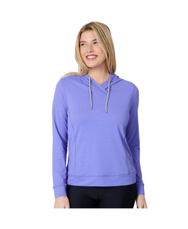 フリー カントリー レディース アウター パーカー・スウェット Free Country Women'sunFree UPF Hoodie Violet バイオレット|ReVida 店