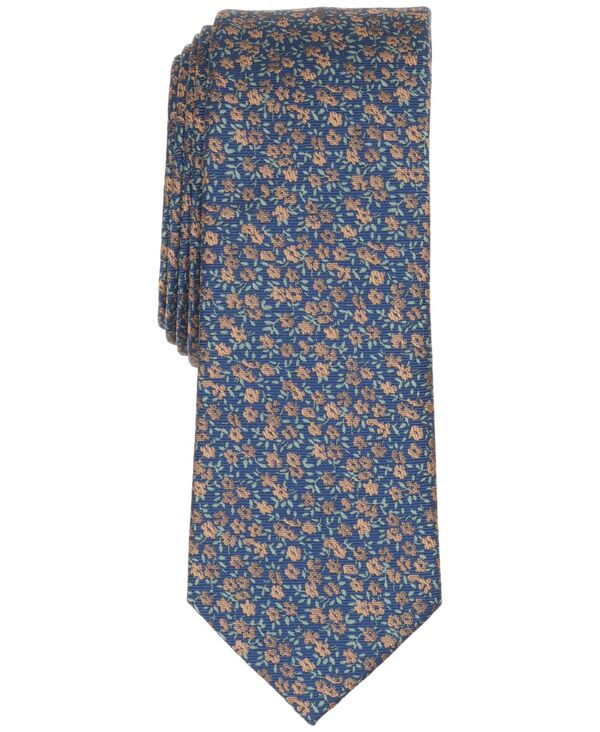 バースリー メンズ アクセサリー ネクタイ フラワー柄 フラワー Bar III Men's Yvonne Floral Skinny Tie Melon｜ReVida 店