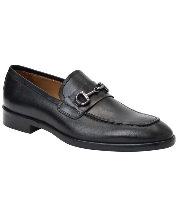 ブルーノマグリ メンズ シューズ スリッポン・ローファー Bruno Magli Men's Pasquale Round-Toe Loafers Black Leather ブラック｜ReVida 店