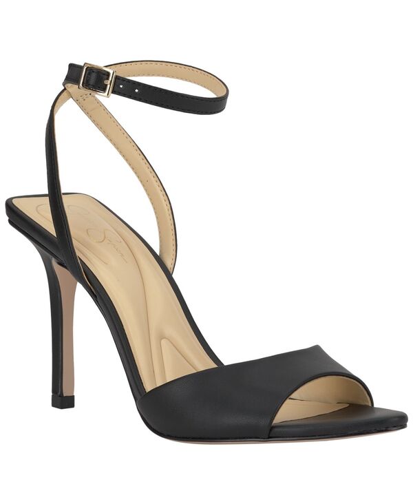 ジェシカシンプソン レディース シューズ サンダル Jessica Simpson Women's Davara Stiletto Dressandals Black Nappa ブラック｜ReVida 店