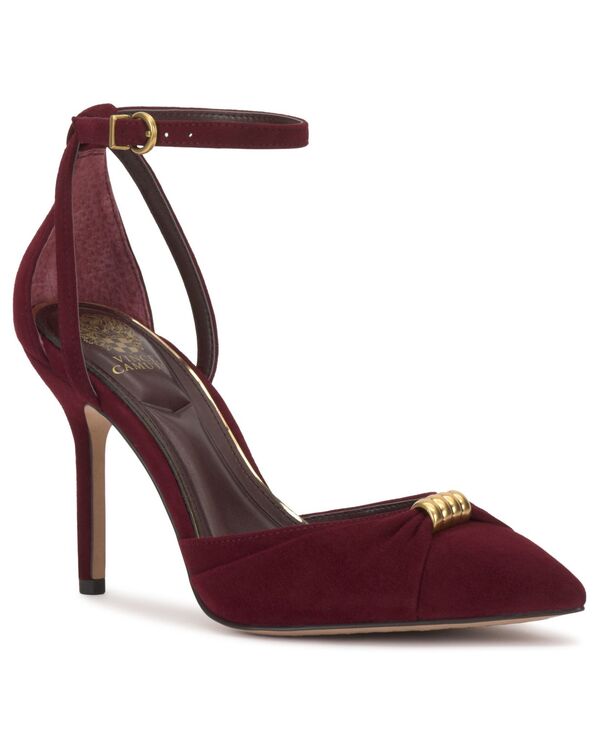 ヴィンスカムート レディース シューズ パンプス Vince Camuto Women's Mallie Closed Toe Pumps Pomegranate Suede｜ReVida 店