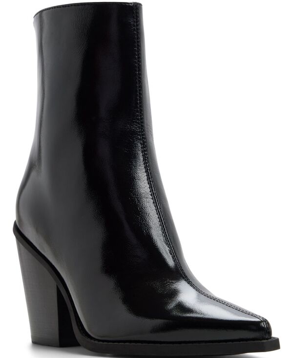 アルド レディース シューズ ブーツ・レインブーツ アンクル ALDO Women's Norelle Pointed Toe Ankle Booties Black Shiny ブラック｜ReVida 店