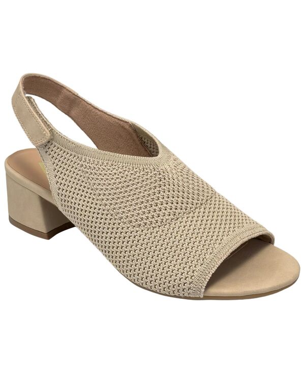 エアロソールズ レディース シューズ サンダル ヒール Aerosoles Women's Costi Slingback Block Heel Sandalsoft Gold/Faux Nubuck ゴールド|ReVida 店