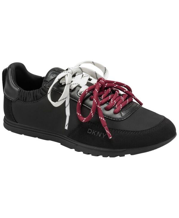 ダナ キャラン ニューヨーク レディース シューズ スニーカー レース DKNY Women\'s Arianna Lace-Up Sneakers Black ブラック|ReVida 店