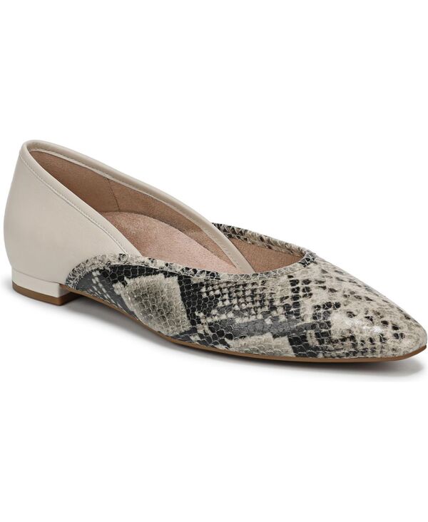 バイオニック レディース シューズ パンプス Vionic Women's Gracia Ballet Flats Cream snake leather クリーム|ReVida 店