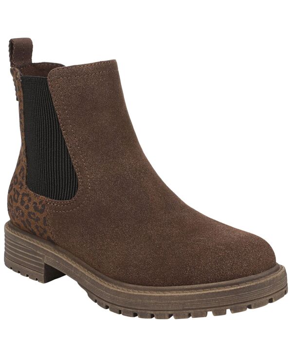 ブローフィッシュマリブ レディース シューズ ブーツ・レインブーツ チェルシー ヒール Blowfish Malibu Women's Alfie Chelsea Block Heel Booties Dark Brown Leopard Faux Suede ブラウン|ReVida 店