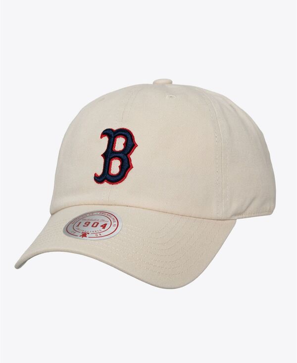 ミッチェル&ネス メンズ アクセサリー 帽子 Mitchell & Ness Men's and Women's Cream Boston Red Sox Off-Season 1904 Strapback Adjustable Hat Cream クリーム|ReVida 店