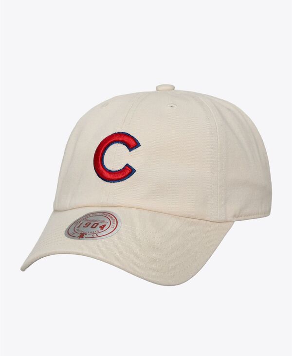 ミッチェル&ネス メンズ アクセサリー 帽子 Mitchell & Ness Men's and Women's Cream Chicago Cubs Off-Season 1904 Strapback Adjustable Hat Cream クリーム｜ReVida 店