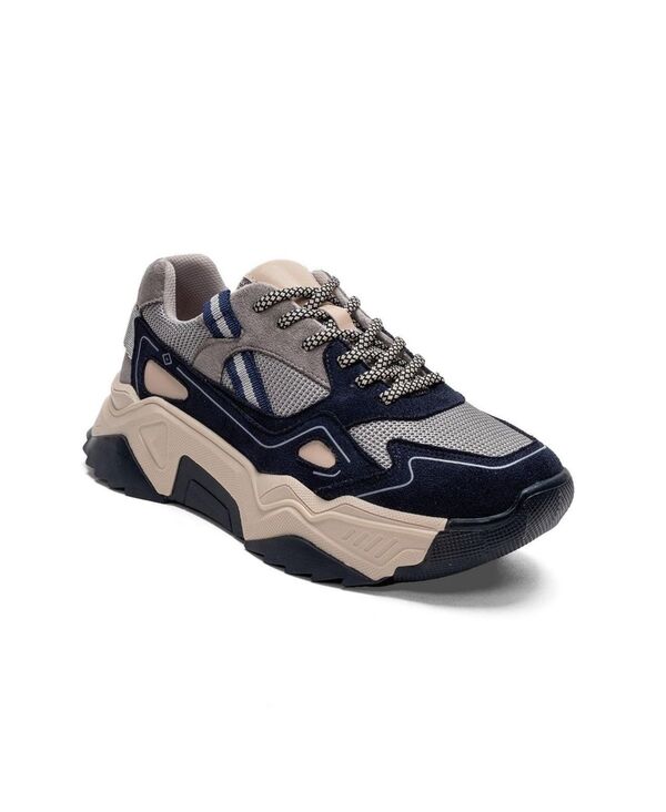 プロローグシューズ レディースニーカー Prologue Shoes Women\'s Pleur Fashion Sneaker Navy suede ネイビー|ReVida 店