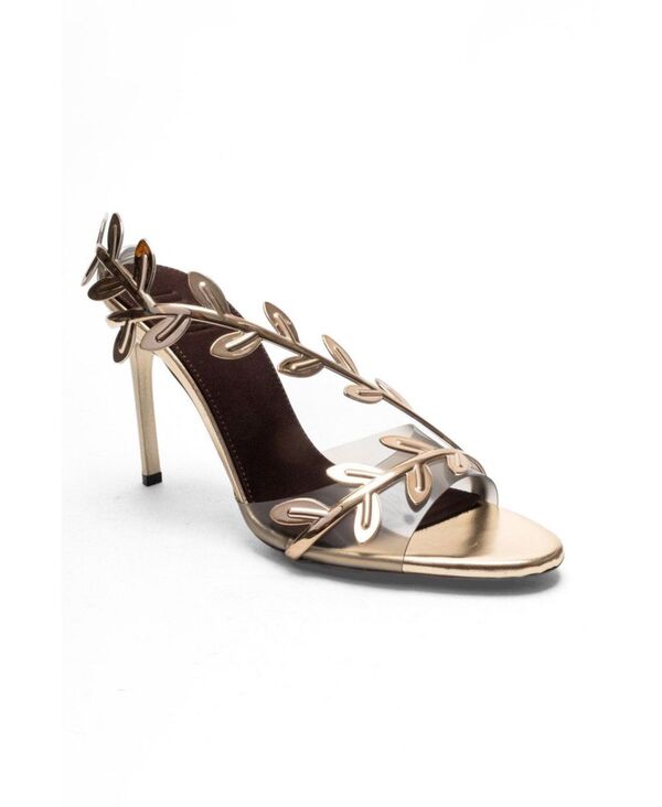 プロローグシューズ レディース パンプス Prologue Shoes Carvelli Stiletto Pump Gold ゴールド｜ReVida 店