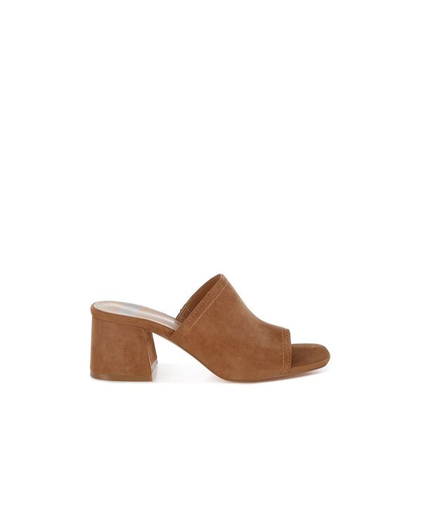 ラグアンドコー レディース シューズ サンダル スエード レザー Rag & Co Rag and Co Womens Citarum Real Suede Leather Slip Ons Tan genuine suede leather タン｜ReVida 店