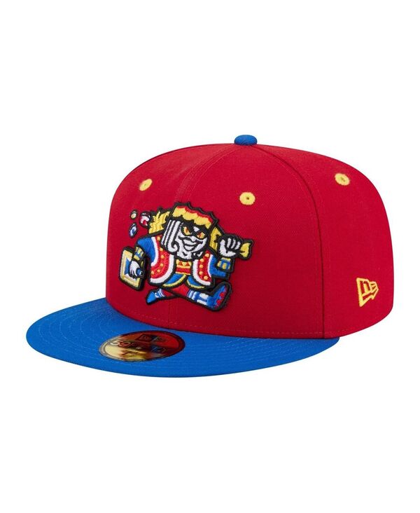 ニューエラ メンズ アクセサリー 帽子 New Era Men's Red/Blue Las Vegas Aviators Minor League Theme Nights 59FIFTY Fitted Hat Red Blue ブルー｜ReVida 店 13,305円