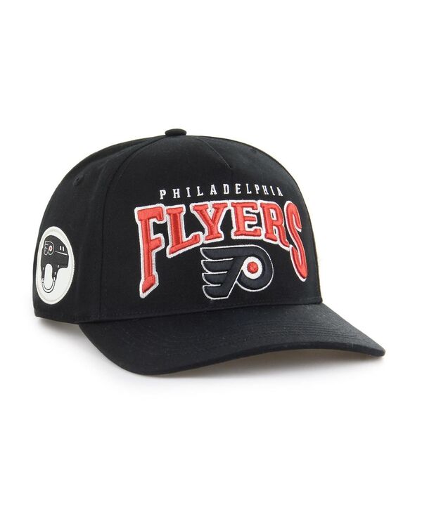 47 ブランド メンズ アクセサリー 帽子 '47 Brand Men's Black Philadelphia Flyers Hard Hat Architch Adjustable Hat Black ブラック|ReVida 店