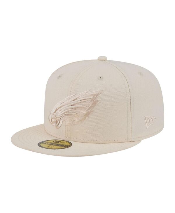 ニューエラ メンズ アクセサリー 帽子 New Era Men's Cream Philadelphia Eagles Color Pack 59FIFTY Fitted Hat Cream クリーム|ReVida 店