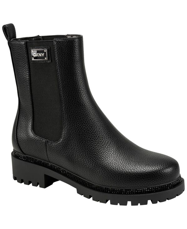 ダナ キャラン ニューヨーク レディース シューズ ブーツ・レインブーツ チェルシー DKNY Women's Rick Round Toe Chelsea Booties Black ブラック|ReVida 店