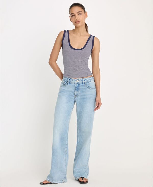 グッドアメリカン レディース ボトムス デニムパンツ ヴィンテージ ローライズ ジーンズ Good American Women's Vintage Low-Rise Jeans Indigo インディゴ|ReVida 店
