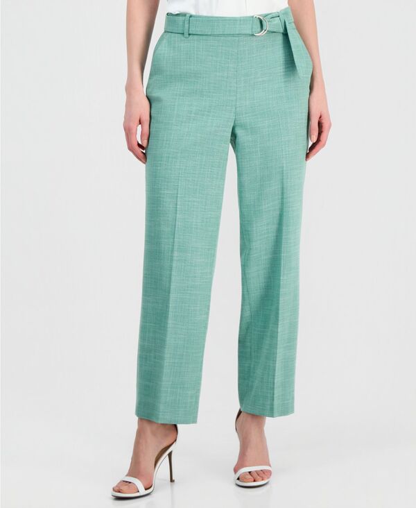 カスパール レディース ボトムス カジュアルパンツ Kasper Women's Belted Pull-On Pants Lushgrn/vnlaice｜ReVida 店