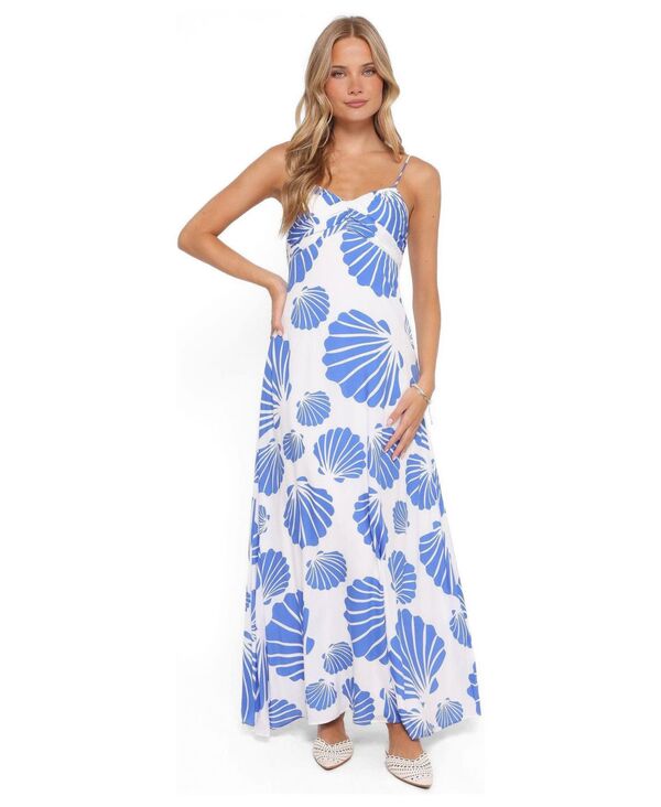 Petal and Pup レディース トップス ワンピース マキシ Petal and Pup Women's Tyla Maxi Dress Blue shell ブルー|ReVida 店