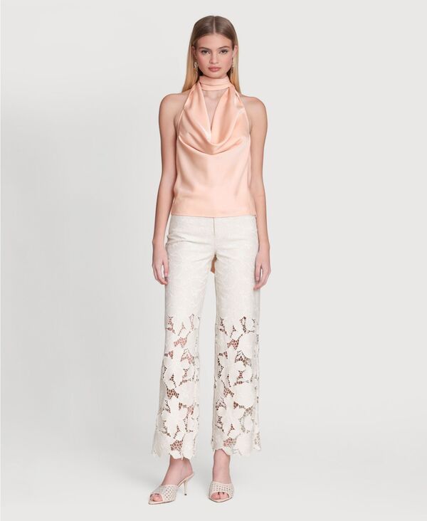 アヴェックレフィーユ レディース トップス シャツ ホルター Avec Les Filles Women's Long-Tie Halter Topeach ピーチ｜ReVida 店 8,736円