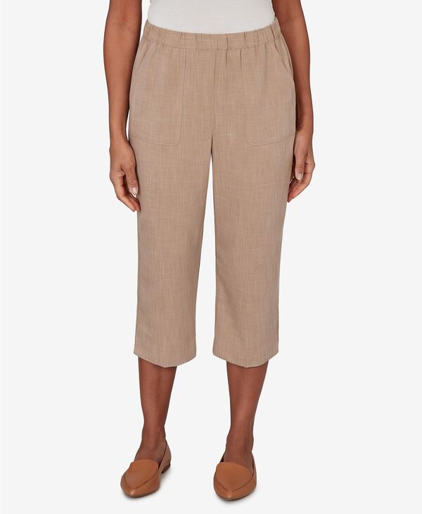 アルフレッド ダナー レディース ボトムス カジュアルパンツ キャップ Alfredunner Women's Grand Bazaar Textu red Pull-On Capri Pants Cashew|ReVida 店