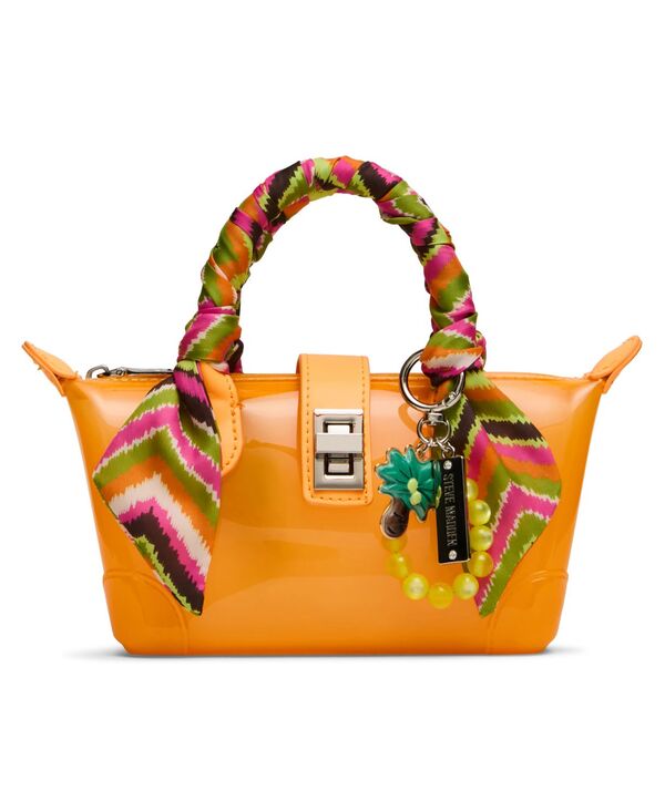 スティーブ マデン レディース バッグ Steve Madden Btatiana Jelly Small Top Handle Crossbody Handbag Orange オレンジ|ReVida 店
