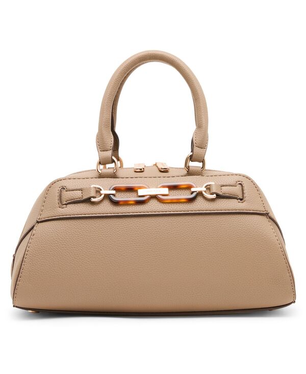 アンクライン レディース バッグ Anne Klein Tortoise Small Satchel Handbag Beige ベージュ|ReVida 店