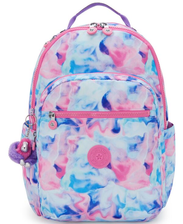 キプリング レディース バッグ バックパック・リュックサック Kipling Seoul Medium 15" Laptop Backpack Aqua Life アクア|ReVida 店