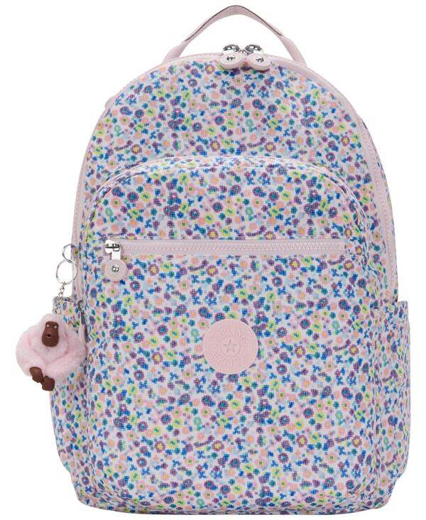 キプリング レディース バッグ バックパック・リュックサック Kipling Seoul Medium 15" Laptop Backpack Digi Flower Prt|ReVida 店