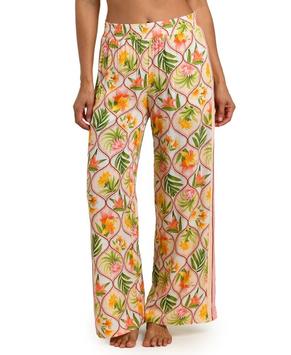 ラブランカ レディース ボトムス カジュアルパンツ La Blanca Women's Palm Nouveau Wide-Leg Cover-Upants Multi マルチカラー｜ReVida 店