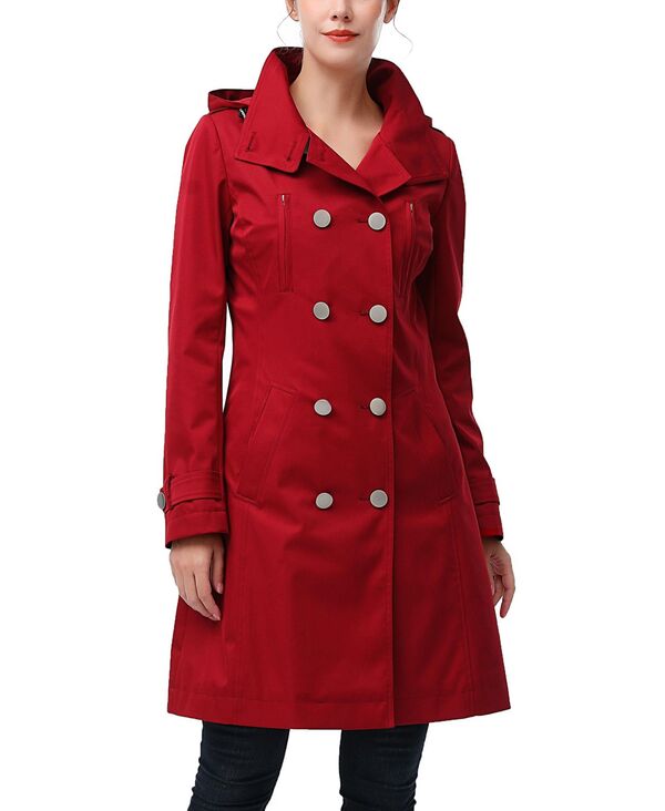 キミアンドカイ レディース アウター ジャケット・ブルゾン コート Women's kimi + kai Mid-Length Trench Coat Red レッド|ReVida 店