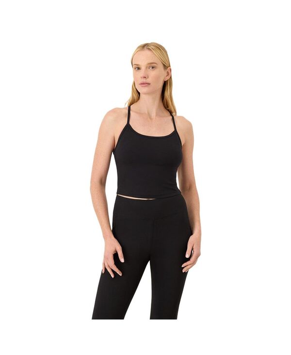 パクト レディース トップス シャツ Pact Women's The Go-To Shelf Bra Tank Black ブラック｜ReVida 店