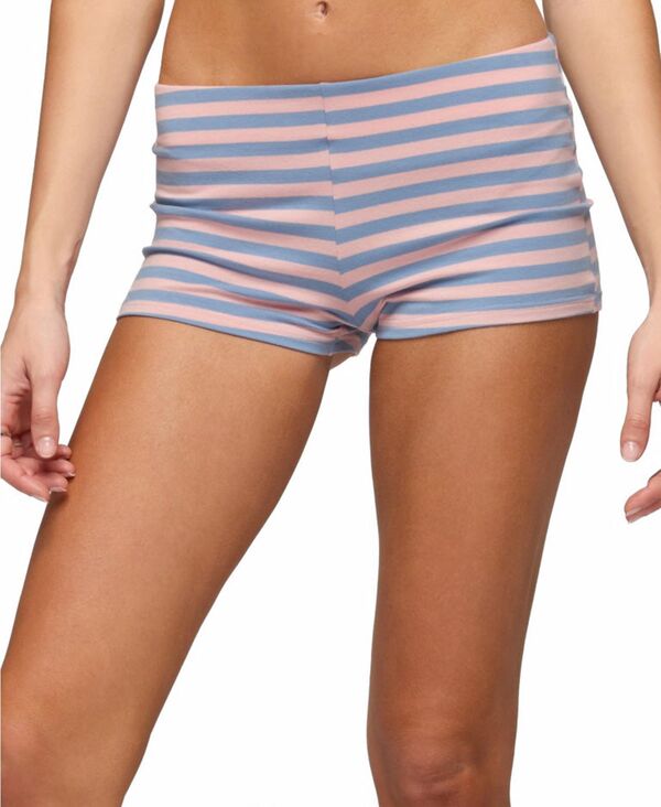 アディクテッド レディース ボトムス ハーフパンツ・ショーツ ショートパンツ Edikted Women's Isara Striped Shorts Light-pink-and-blue ブルー｜ReVida 店 7,441円