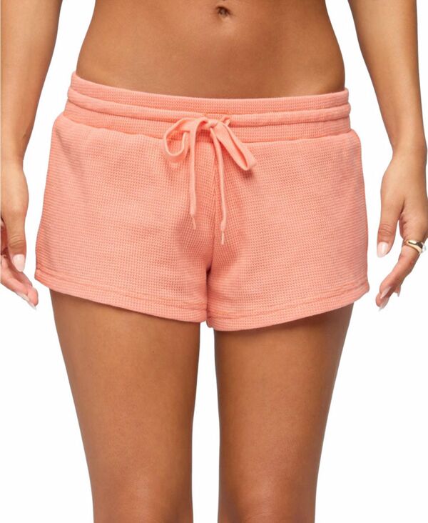 アディクテッド レディース ボトムス ハーフパンツ・ショーツ ショートパンツ Edikted Women's Baila Waffle Shorts Orange オレンジ|ReVida 店