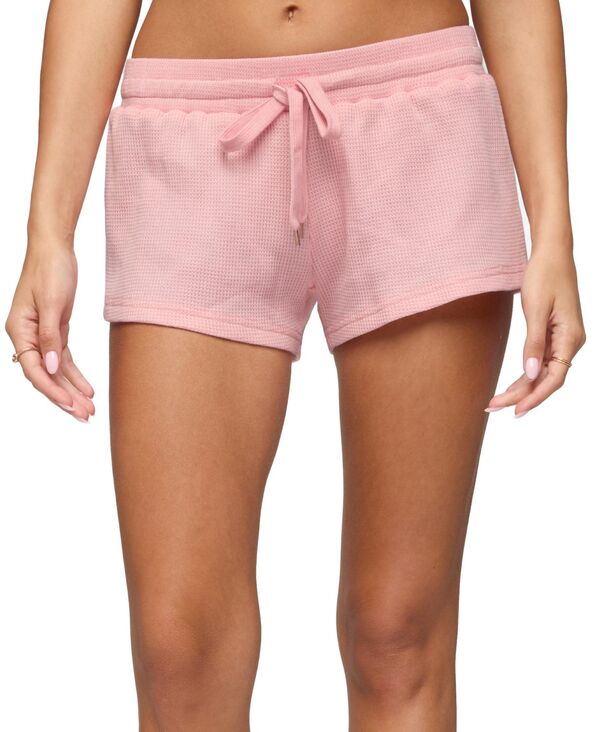 アディクテッド レディース ボトムス ハーフパンツ・ショーツ ショートパンツ Edikted Women's Baila Waffle Shorts Pink ピンク｜ReVida 店