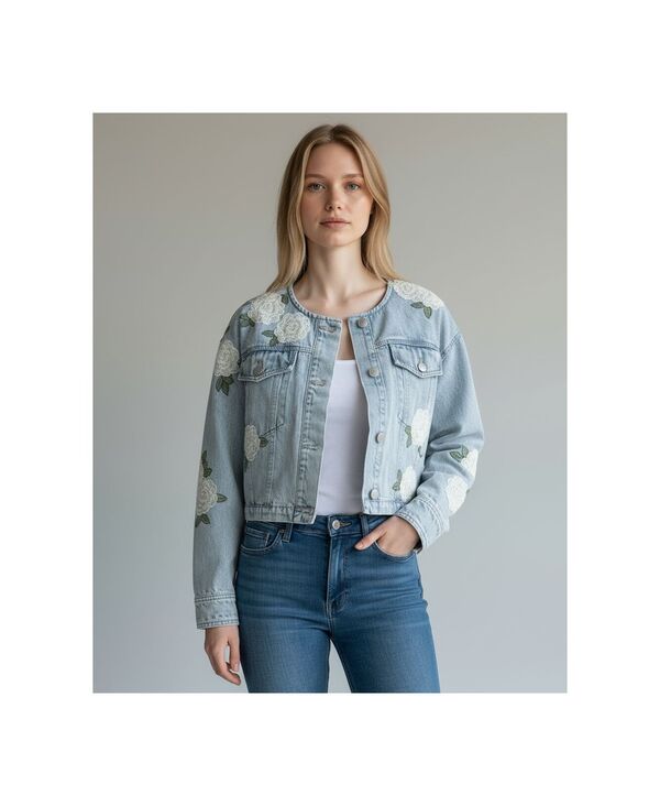 ブランクニューヨーク レディース アウター ジャケット・ブルゾン シャツ コットン BLANK NYC Women's Cotton Button-Front Shirt Jacket Walk In The Park｜ReVida 店