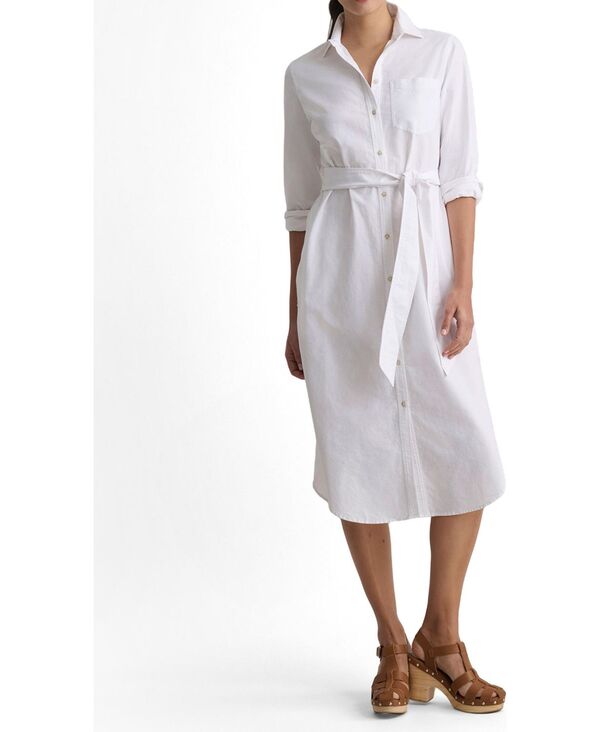 アンタックイット レディース トップス シャツ オックスフォード コットン UNTUCKit Women's Cotton Oxford Relaxed Bailey Shirt Dress White ホワイト|ReVida 店