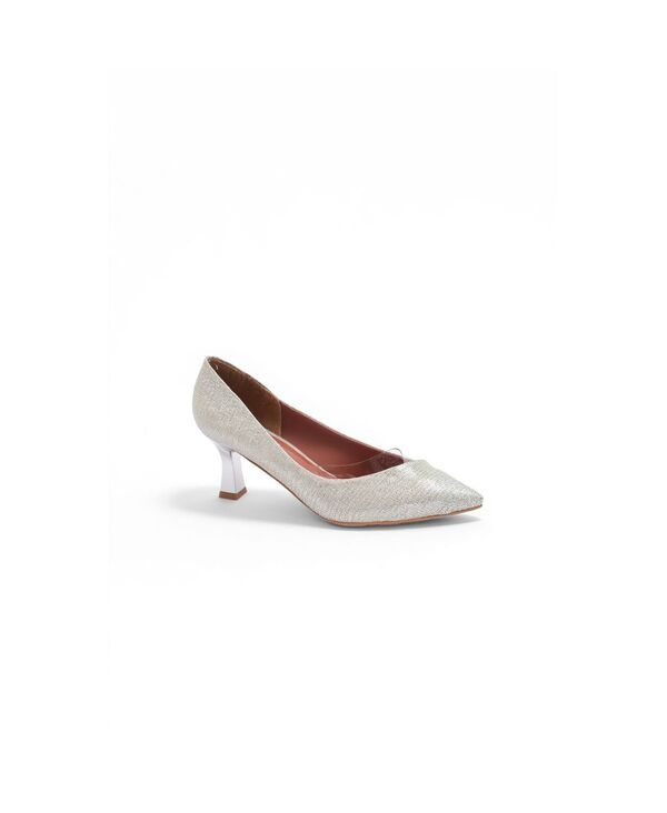 プロローグシューズ レディース パンプス Prologue Shoes Women's Vera Pointed Toe Pump Light beige glitter faux ベージュ|ReVida 店