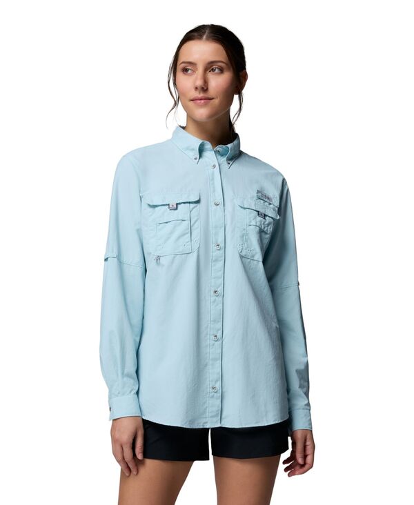 コロンビア レディース トップス シャツ 長袖 Columbia Women's Bahama II Long-Sleeve Top Marine Light｜ReVida 店 14,950円
