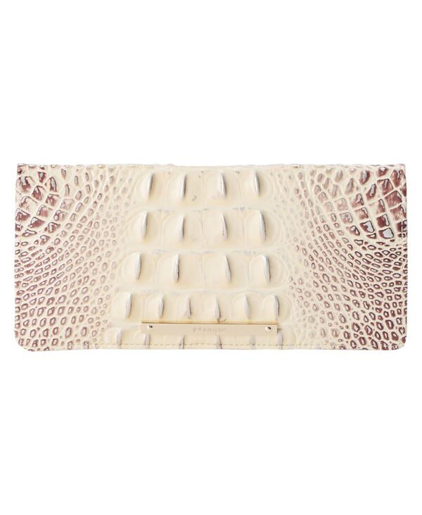 ブランミン レディース アクセサリー 財布 レザー Brahmin Adelle Ombre Melbournembossed Leather Wallet Ginger Melbourne Ombre｜ReVida 店