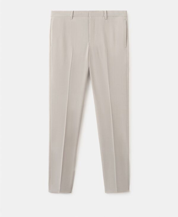マンゴ メンズ ボトムス カジュアルパンツ MANGO Men'stretch Fabric Super Slim-Fit Suit Pants Ecru エクリュ｜ReVida 店 13,485円
