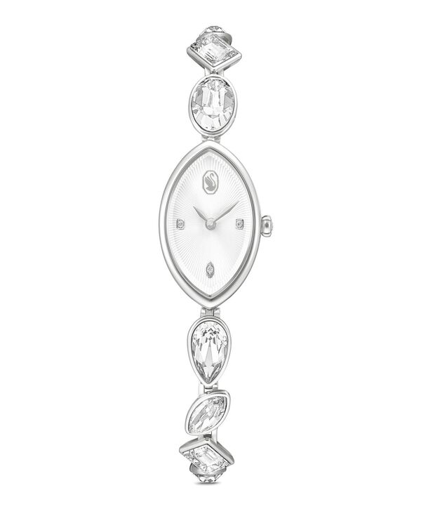 スワロフスキー レディース アクセサリー 腕時計 Swarovski Gema Crystal Bracelet Watch 27 x 20mm Silver シルバー｜ReVida 店